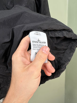 Stone Island Black Nylon Metal Smock Overshirt