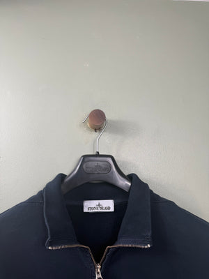 Stone Island Navy 1/4 Zip Jumper