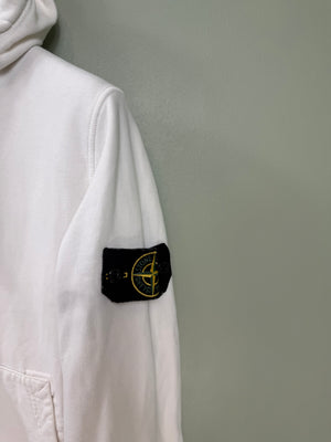 Stone Island White Hoodie