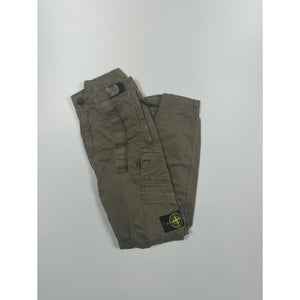 Stone Island Khaki RE-T Cargo Bottoms