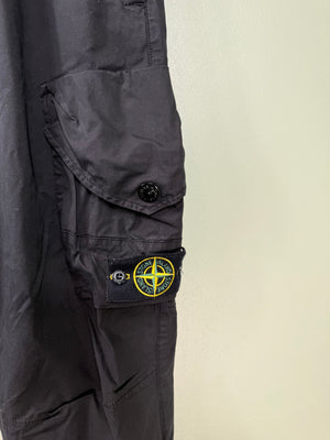 Stone Island Black RE-T Cargo Bottoms