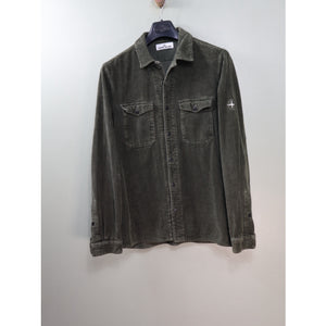 Stone Island Khaki Corduroy Overshirt