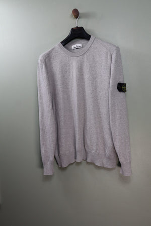 Stone Island Grey Knit Jumper