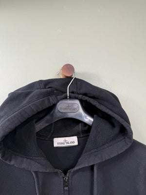 Stone Island Black Zipped Hoodie