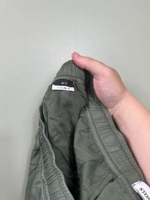 Stone Island Khaki RE-T Cargo Bottoms