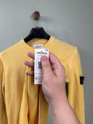 Stone Island Yellow Ovo Dye Jumper