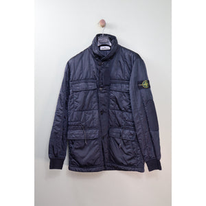 Stone Island Navy Quilted Nylon Raso Jacket