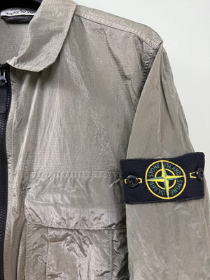 Stone Island Green Nylon Metal Overshirt