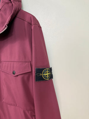 Stone Island Burgundy Soft Shell Jacket