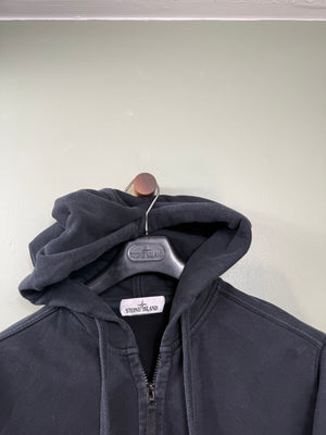 Stone Island Black Zipped Hoodie