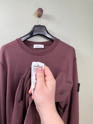 Stone Island Burgundy Jumper