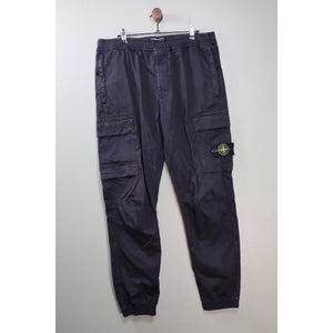 Stone Island Black RE-T Cargo Bottoms