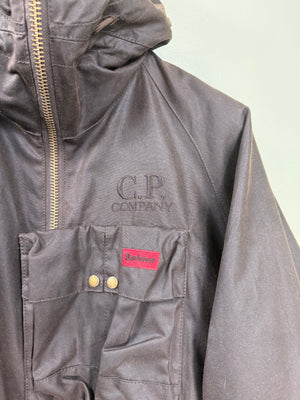 C.P. Company X Barbour Brown Waxed Cotton La Mille Jacket
