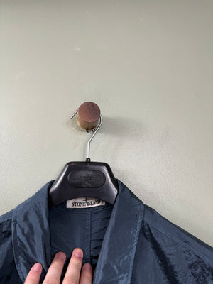 Stone Island Blue Nylon Metal Overshirt