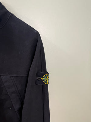 Stone Island Black Mock Neck Jumper