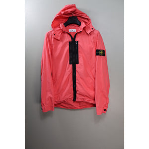 Stone Island Pink Tela Hooded Overshirt