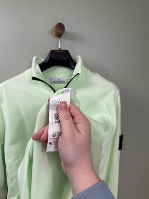 Stone Island Pastel Green 1/4 Zip Jumper