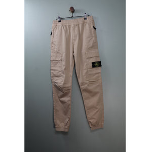 Stone Island Beige RE-T Cargo Bottoms