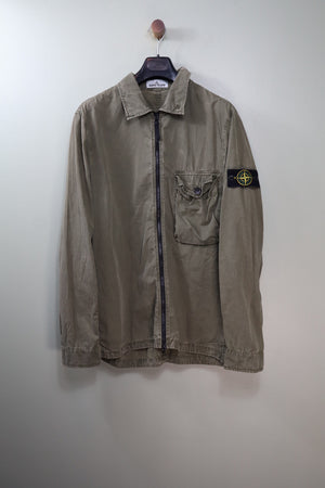Stone Island Khaki Overshirt