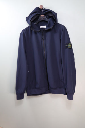 Stone Island Navy Soft Shell Jacket