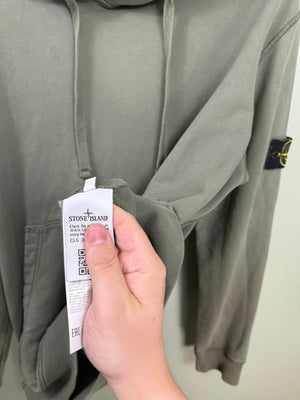 Stone Island Khaki Hoodie