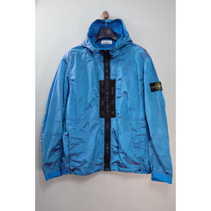 Stone Island Blue Pink Nylon Metal Weft Watro Jacket