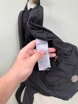 Stone Island Black Nylon Metal Bag