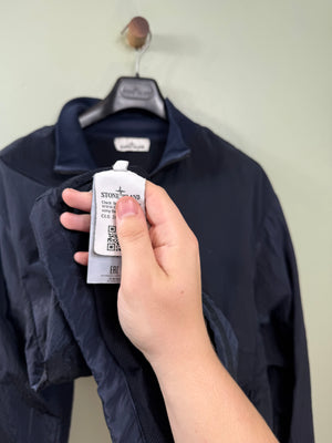 Stone Island Navy Nylon Metal Smock