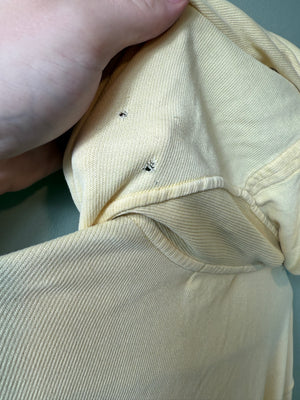 Stone Island Yellow Zipped Hoodie