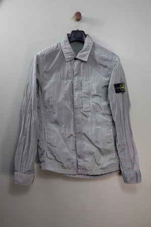 Stone Island Green Nylon Metal Overshirt