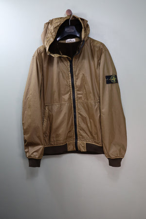Stone Island Khaki Lamy Flock Jacket