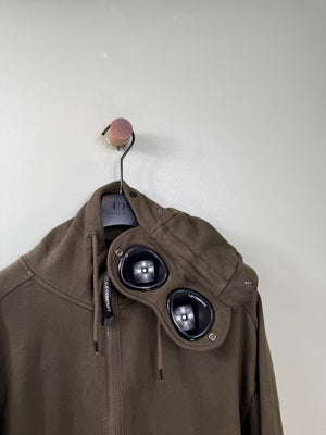 C.P. Company Khaki Goggle Hoodie