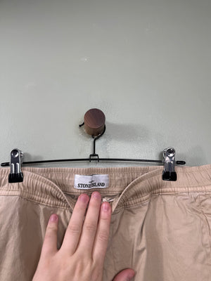 Stone Island Beige RE-T Cargo Bottoms