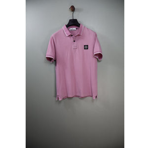 Stone Island Pink Slim Fit Polo