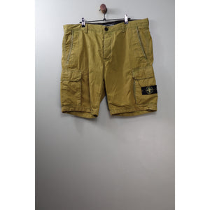 Stone Island Yellow SL Cargo Shorts