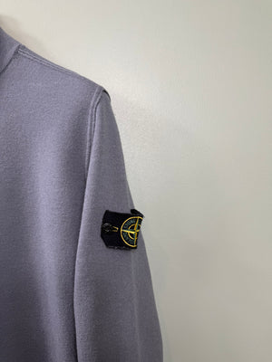 Stone Island Grey Mock Neck Jumper