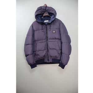 Stone Island Navy Poly Colour Down Jacket