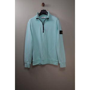 Stone Island Baby Blue 1/4 Zip Jumper