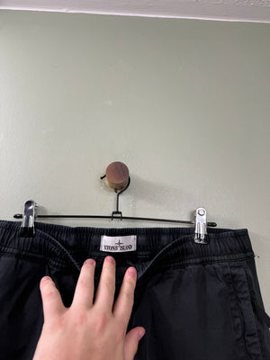 Stone Island Black RE-T Cargo Bottoms