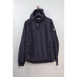 Stone Island Black Nylon Metal Smock