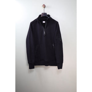 C.P. Company Black 1/4 Zip Jumper