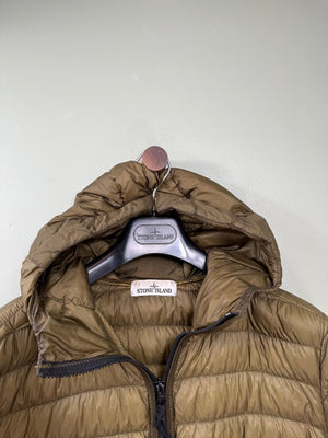 Stone Island Khaki Micro Yarn Down Jacket