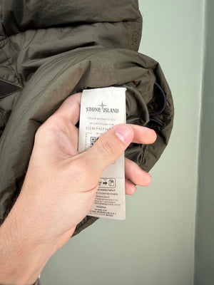 Stone Island Khaki Crinkle Reps Gilet