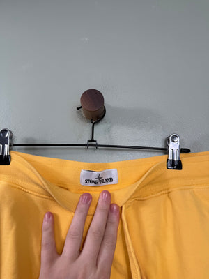 Stone Island Yellow Shorts
