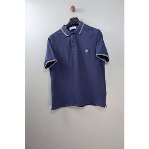 Stone Island Navy Slim Fit Polo