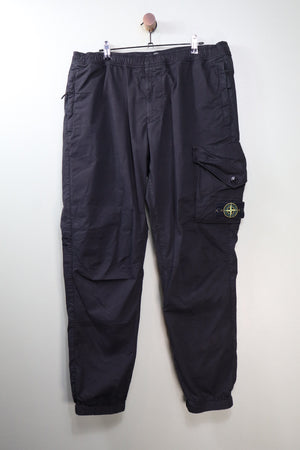 Stone Island Black RE-T Cargo Bottoms