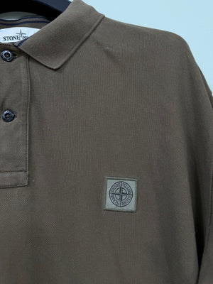 Stone Island Khaki RE Polo Shirt