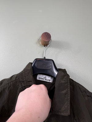 Stone Island Khaki Nylon Metal Overshirt
