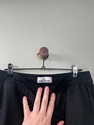 Stone Island Black RE-T Cargo Bottoms