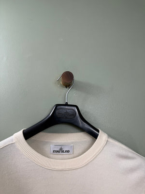 Stone Island Cream Knit Jumper